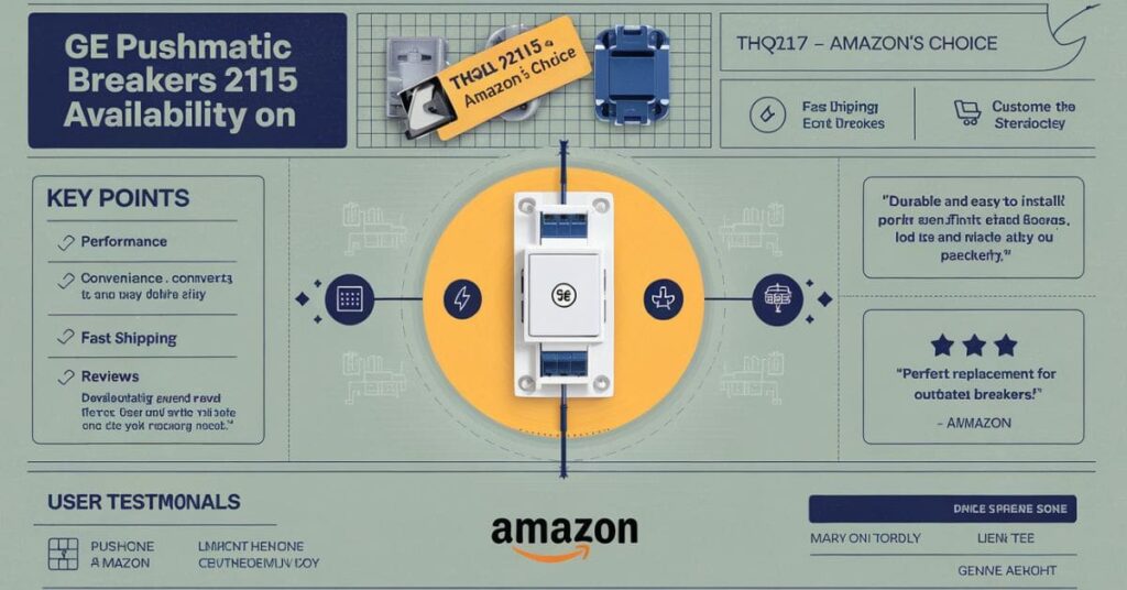 Availability Of The Ge Pushmatic 2115 Breaker On Amazon: